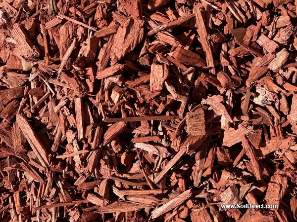 Red Dyed Wood Chips