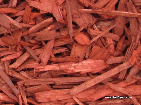 Red Dyed Wood Chips