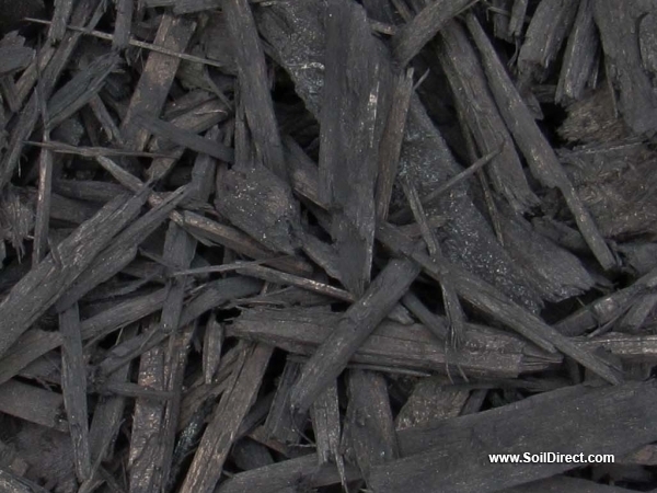 Black Dyed Wood Chips
