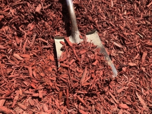 Red Dyed Wood Chips