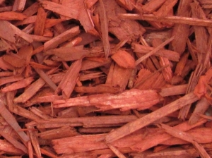 Red Dyed Wood Chips