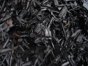 Black Dyed Wood Chips