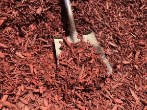 Red Dyed Wood Chips